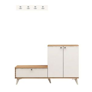 Předsíňová sestava Evva White and Oak obraz