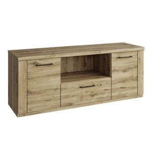 Televizní stolek DORSI 2D1S/135, dub Navarra obraz