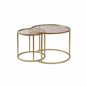 Sada konferenčních stolků Aurum Gold and Bronze 60 cm, 2 ks obraz