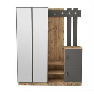 Předsíňová sestava Dany Atlantic Pine and Anthracite obraz