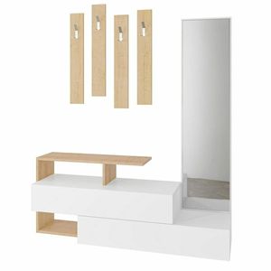 Předsíňová sestava Ramda White and Oak obraz