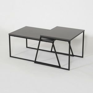 Sada konferenčních stolků Orta Black and Anthracite, 2 ks obraz