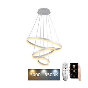 LED Stmívatelný lustr na lanku LED/85W/230V 3000-6500K + dálkové ovládání J4312/S obraz