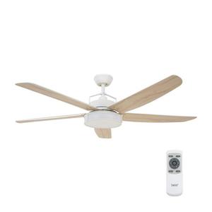 Lucci air 213176-LED Stropní látor LOUISVILLE 1xGX53/18W/230V dřevo/bílá+DO 213176 obraz