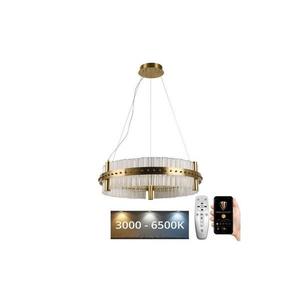 LED Stmívatelný křišťálový lustr na lanku LED/40W/230V + dálkové ovládání J6317/C obraz