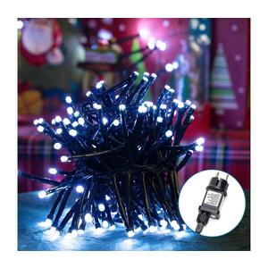 B.V. - LED Venkovní vánoční řetěz 400xLED/8 funkcí 13m IP44 studená bílá B103031O4 obraz