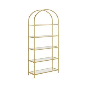 Knihovna GLASY zlatá LGT050A01 obraz