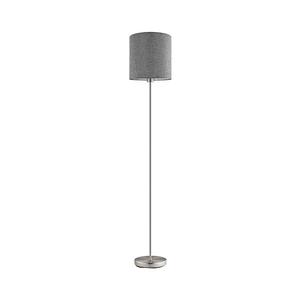 Eglo 96377 - Stojací lampa PASTERI 1xE27/60W/230V šedá 96377 obraz