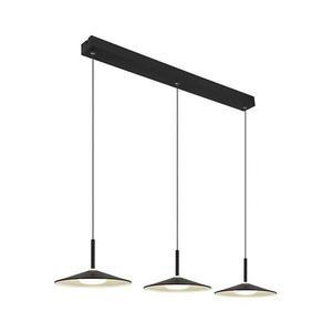 Globo 15635S-3 - LED Lustr na lanku LAMPONE LED/24W/230V 4000K černá 15635S-3 obraz