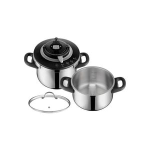 Tefal - Sada tlakových hrnců 4, 5/6 l CLIPSO CHEF P4552030 obraz