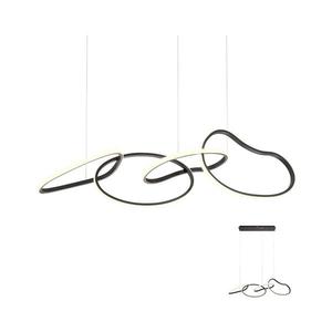 Redo 01-2596 - LED Stmívatelný lustr na lanku BIAS LED/87, 4W/230V 3000K černá 01-2596 obraz