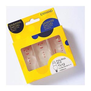 SADA 3 x Náhradní žárovka FIGURINE E10/20V/0, 1A bílá 163600.B obraz