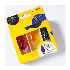 SADA 3 x Náhradní žárovka CONE E10/20V/0, 1A barevná 168100.B obraz