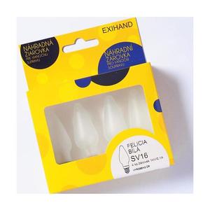 SADA 4 x Náhradní žárovka FELICIA E10/14V/0, 1A bílá 166600.B obraz