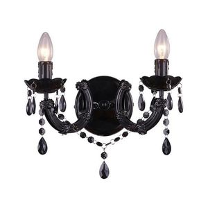 Zuma Line RLB94016-2B - Nástěnná lampa MAGNOLIA 2xE14/40W/230V černá RLB94016-2B obraz