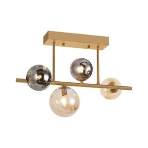 Zuma Line MX5918-4-EGN - Lustr na tyči VILLA 4xG9/3, 5W/230V zlatá MX5918-4-EGN obraz