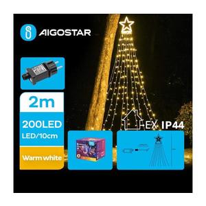 B.V. - LED Venkovní vánoční dekorace LED/3, 6W/230V 2m IP44 teplá bílá B10303Q7C obraz