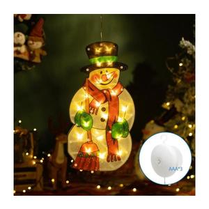 B.V. - LED Vánoční dekorace LED/3xAAA sněhulák 25cm B10303K61 obraz