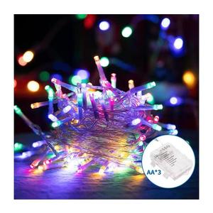 B.V. -LED Venkovní vánoční řetěz 150xLED/8 funkcí 3xAA 15, 3m IP44 multicolor B10303K20 obraz