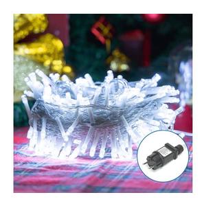 B.V. - LED Venkovní vánoční řetěz 150xLED/8 funkcí 18m IP44 studená bílá B103031OO obraz