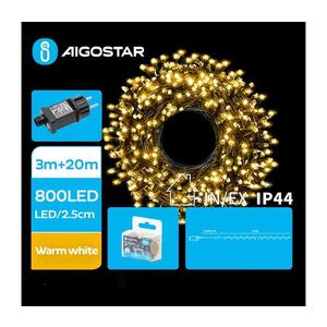 B.V. - LED Venkovní vánoční řetěz 800xLED/8 funkcí 23m IP44 teplá bílá B103031OE obraz