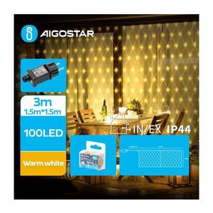 B.V. - LED Venkovní vánoční řetěz 100xLED/8 funkcí 4, 5x1, 5m IP44 teplá bílá B103031RT obraz