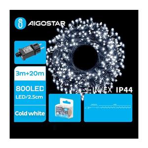 B.V. - LED Venkovní vánoční řetěz 800xLED/8 funkcí 23m IP44 studená bílá B103031O6 obraz