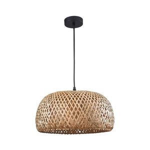 Lustr na lanku KORFU 1xE27/20W/230V pr. 38 cm bambus 329110 obraz