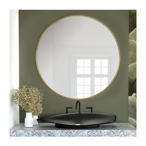Baltica Design - Nástěnné zrcadlo TINY BORDER pr. 60 cm zlatá Tiny Border Round 60 Golden obraz