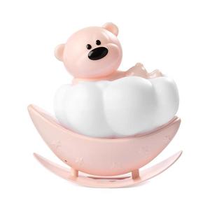 ONLI - LED Nabíjecí dětské noční světlo NUVOLINA LED/2, 5W/5V mědvěd/růžová 084/LR obraz