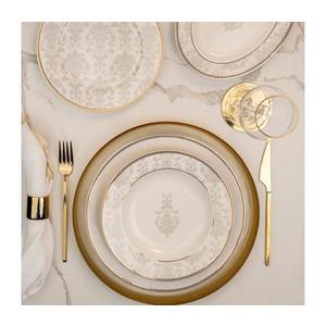 Jídelní sada 68 ks pestrobarevná/kostní porcelán 710KTP3705 obraz