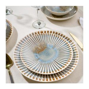 Jídelní sada 24 ks pestrobarevná/porcelán 387GRP1354 obraz