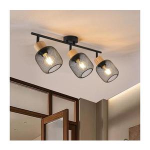 Brilagi - Bodové svítidlo BASKLITE 3xE27/15W/230V kaučukovník/černá BRI422 obraz