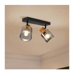 Brilagi - Bodové svítidlo HYGGE 2xE14/15W/230V černá/kouřová BRI439 obraz