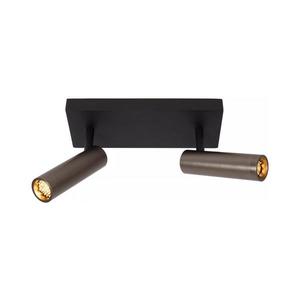 Lucide 22974/02/15 - Bodové svítidlo GRADO 2xGU10/40W/230V černá/hnědá 22974/02/15 obraz