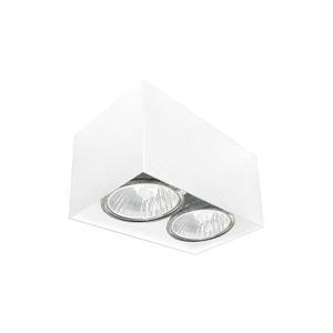 - Brosline 1077 - Bodové svítidlo CAGE 2xGU10/10W/230V bílá 1077 obraz