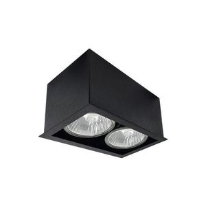- Brosline 1080 - Bodové svítidlo CAGE 2xGU10/10W/230V černá 1080 obraz
