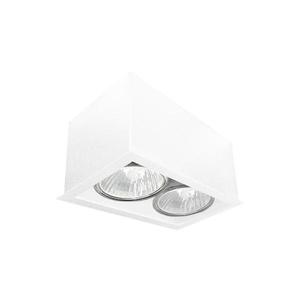- Brosline 1081 - Bodové svítidlo CAGE 2xGU10/10W/230V bílá 1081 obraz