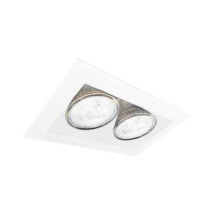 - Brosline 3035 - Podhledové svítidlo CAGE 2xGU10/10W/230V bílá 3035 obraz