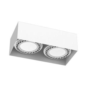 - Brosline 1270 - Bodové svítidlo CAGE 2xGU10/18W/230V bílá 1270 obraz