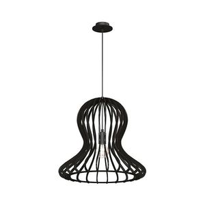 - 5020 - Lustr na lanku OCTO 1xE27/20W/230V černá 5020 obraz