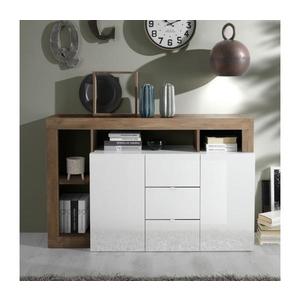 MC Akcent Komoda LENOR bílá/dub 209030-07MR obraz