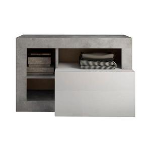 MC Akcent Lavice LENOR bílá/šedá beton 409030-41CE obraz