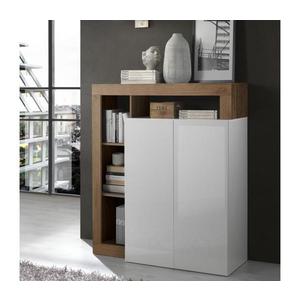 MC Akcent Komoda LENOR bílá/dub 209030-04MR obraz