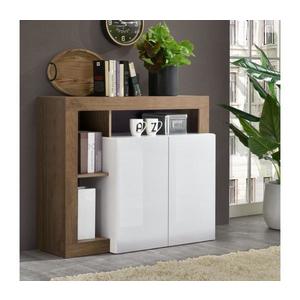 MC Akcent Komoda LENOR bílá/dub 209030-02MR obraz