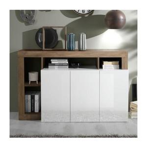 MC Akcent Komoda LENOR bílá/dub 209030-05MR obraz