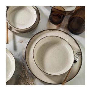 Jídelní sada 16 ks béžová/porcelán 710KTP3410 obraz