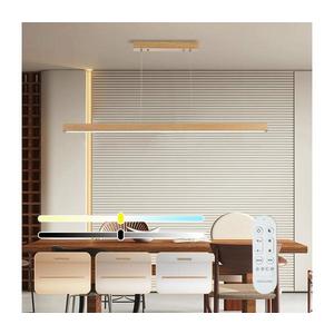 Brilagi -LED Stmívatelný lustr na lanku OAK SMART LED/30W/230V Wi-Fi Tuya dub+DO BRI364 obraz