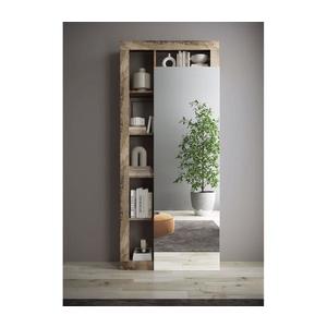 MC Akcent Šatní skříň LENOR 91x209 cm bílá/javor 409030-40P obraz