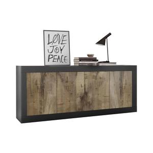 MC Akcent Komoda NERILA černá/javor 208015-08P obraz